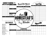 Homestead Management Binder Pages (Instant Download)