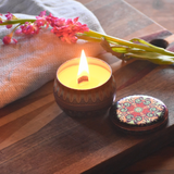 Beeswax and Coconut Oil Candles