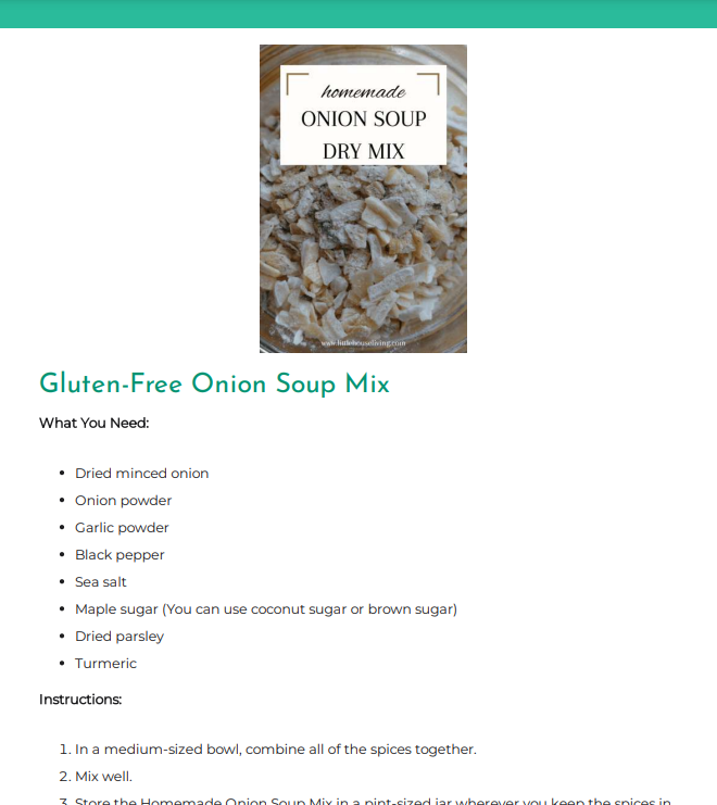 Make Your Own Mixes Ebook (Instant Download) Home[stead] Made Store