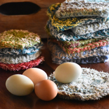 100% Cotton Egg Scrubbers